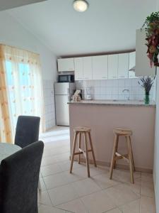 Kuchyň nebo kuchyňský kout v ubytování Apartment Ema