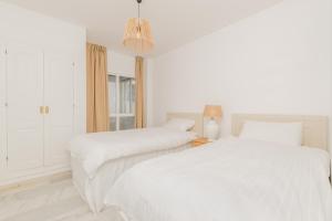 Posteľ alebo postele v izbe v ubytovaní Penthouse with amazing sea view
