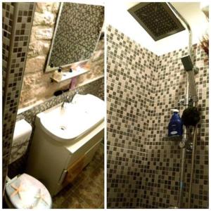 Ванная комната в Apartman Bella,ŠIBENIK,Croatia
