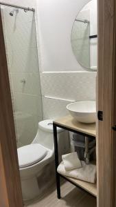 Phòng tắm tại GRAND HOTEL JAMUNDI