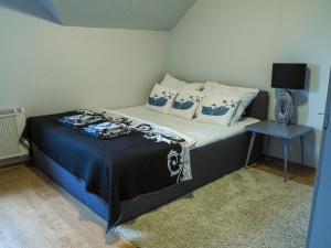 Łóżko lub łóżka w pokoju w obiekcie Apartamenty Świętego Wita
