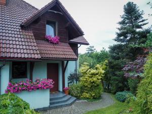 Ogród w obiekcie Apartamenty Świętego Wita