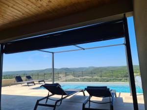 Bazén v ubytování Villa "Le B" - Vue Exceptionnelle - Piscine Privée - Climatisation nebo v jeho okolí