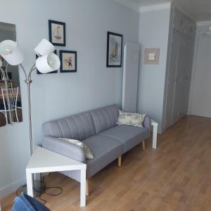 Posezení v ubytování Studio lumineux proche port & plages