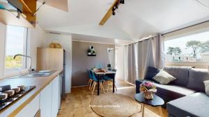 Χώρος καθιστικού στο Camping Officiel Siblu Le Marisol