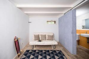 Ein Bett oder Betten in einem Zimmer der Unterkunft La casa azul