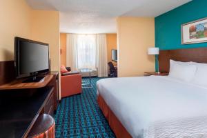 TV a/nebo společenská místnost v ubytování Fairfield Inn & Suites Temple Belton