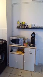 Kuchyň nebo kuchyňský kout v ubytování Studio Hypercentre Avignon