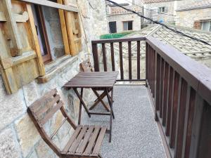 Balkon ili terasa u objektu Happy Inn