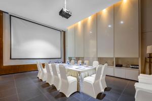 Een zitgedeelte bij Minimax Hotel Shanghai Songjiang