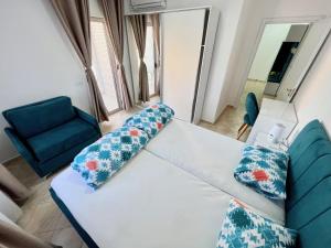 Postel nebo postele na pokoji v ubytování Bianca Beach Apartment