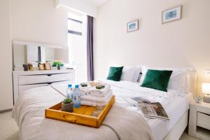 Postel nebo postele na pokoji v ubytování hotelise l Mountain View