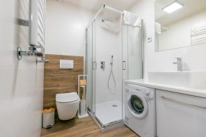Koupelna v ubytování Apartamenty Przy Ścieżce Velo Czorsztyn + 24 fotografií