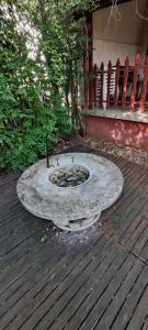 A garden outside Ágnes Pihenőház