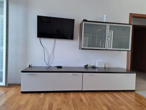 TV a/nebo společenská místnost v ubytování Apartments Granić