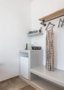 Kuchyň nebo kuchyňský kout v ubytování Michalis Studios