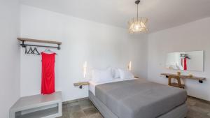 Postel nebo postele na pokoji v ubytování Michalis Studios