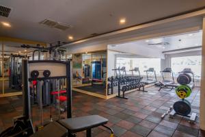 Fitness centrum a/nebo fitness zařízení v ubytování FORE RESORT & SPA