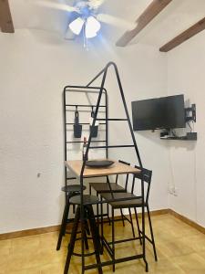 TV a/nebo společenská místnost v ubytování Terra Apartments
