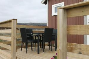 Balkón nebo terasa v ubytování Sun-cottage South Iceland