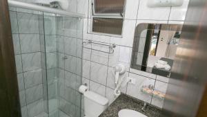 Koupelna v ubytování Hotel Pousada Porto da Lua