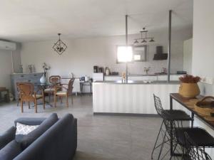 Posezení v ubytování Cottage