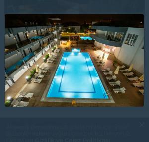 an overhead view of a swimming pool on a building at ANYA RESORT HOTEL in Pamukkale