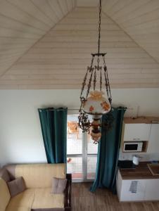 Kuchyňa alebo kuchynka v ubytovaní Domki na Wzgórzu - Rospuda - Domek z sauną
