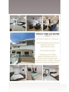 Afbeelding uit fotogalerij van 20Pax 3-Storey SemiD 5Room&5Bathroom Sweet Dream Home Sitiawan in Sitiawan