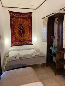 Villaggio La Roccia camping客房内的一张或多张床位
