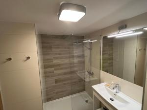 Ένα μπάνιο στο Apartament z widokiem