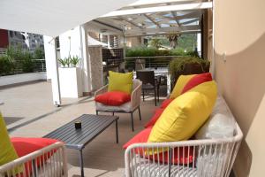 A seating area at Il Terrazzo 40 metri dal mare