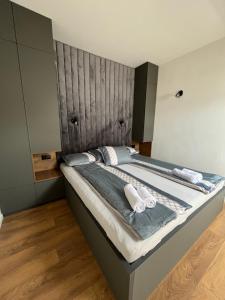 Postel nebo postele na pokoji v ubytování Villa Luca Free Garage Parking