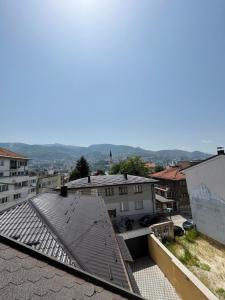 a view from the roof of a building at Villa Luca in Sarajevo