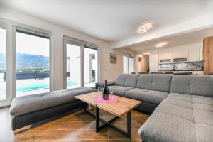 Χώρος καθιστικού στο Villa Christian Luxusvilla direkt am Meer