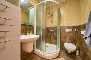 Koupelna v ubytování Studio Apartman Roxy