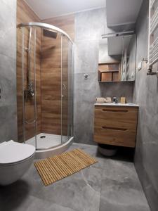 Ένα μπάνιο στο Apartamenty Ewa