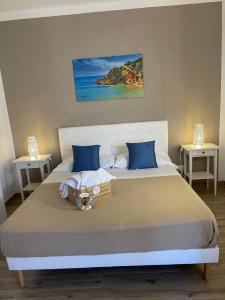 เตียงในห้องที่ B&B La Torre