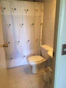 Koupelna v ubytování Céntrico departamento a pasos del lago