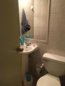 Koupelna v ubytování Céntrico departamento a pasos del lago + 2 fotografie