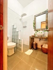 Koupelna v ubytování Casa Moraira