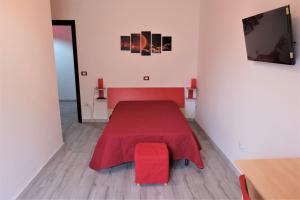 TV a/nebo společenská místnost v ubytování B&B Ospedale Pescara