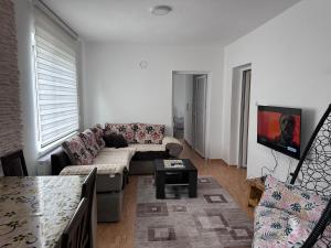 Χώρος καθιστικού στο Apartman za odmor Jovanović