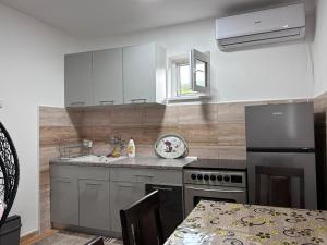 Η κουζίνα ή μικρή κουζίνα στο Apartman za odmor Jovanović