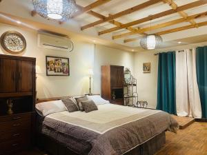 Katil atau katil-katil dalam bilik di HOTEL Ecológico BLUEROCK