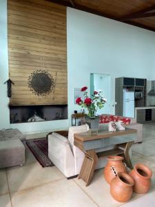 Cucina o angolo cottura di Village Recanto Splendory - Sítio com lazer completo e privativo perto de BH