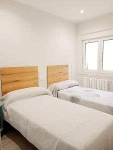 Postel nebo postele na pokoji v ubytování A Ledicia de Ana