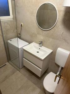 Koupelna v ubytování Apartment Bagić