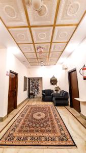 Istumisnurk majutusasutuses Hotel Rajyashree Palace