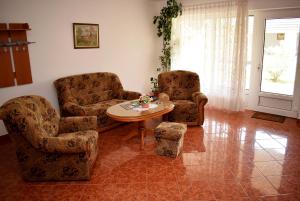 Posezení v ubytování Nóra apartman